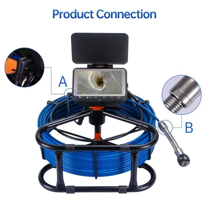 SURESAFE 4.3 Inch IP68 Pipe Camera Conduction